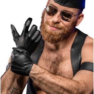 Máscara de Cuero para Hombre, Estilo Dungeon, Media Capucha, Cuero Genuino Premium, Ajuste Seguro, Ropa de Club - Product Image 4