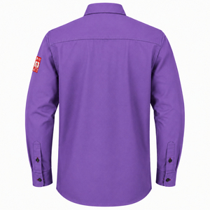 เสื้อทำงานสั่งทำพิเศษ ผ้าคอตตอนผสมพรีเมียม รับผลิตแบบ OEM/ODM  ใส่สบาย  ชุดยูนิฟอร์มมืออาชีพจากผู้ผลิต - Product Image 4