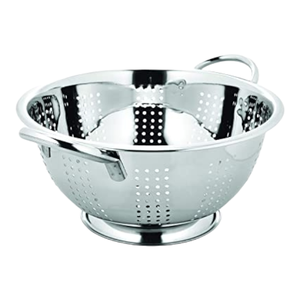 Colador de acero de silicona de grado alimenticio, colador de cocina, Ahorrador de espacio, colador plegable, bolsa de plástico con logotipo - Product Image 1