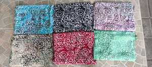 Sarong de Rayón Mini Casual con Bordado Floral, Diseño Batik, Borde con Borlas, Estilo Bohemio, Prenda de Verano para Adultos, Natural - Product Image 6