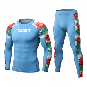 MMA Shorts Medias Compresión MMA Rash Guards y Shorts MMA Apparels Rash Guards Fabricante Jiu Jitsu Kimono Pantalón de compresión - Product Image 1