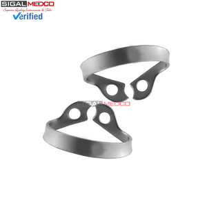 Pinces de retenue dentaire manuelles professionnelles en caoutchouc, en acier inoxydable allemand, endodontiques, hygiéniques, 5 pièces, rétracteurs universels pour tissus - Product Image 4