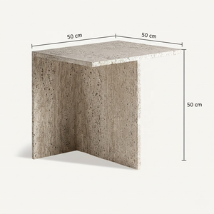 Table d'appoint moderne minimaliste en marbre pour salon - Product Image 2