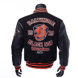 Veste universitaire en laine 100% de haute qualité, sur mesure, pour hommes, avec logo brodé personnalisé, fabrication en gros, faible MOQ. - Product Image 6