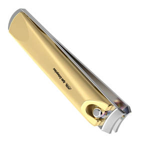 Juego de cortaúñas dorados, paquete de 2 cortaúñas de acero inoxidable afilado Premium con estuche de lata de viaje resistente - Product Image 2