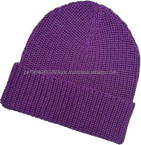 Unisex 100% Acrylic Winter <b>Beanie</b> Caps Quality Folded <b>Streetwear</b> Dot Customizable OEM/ODM Logo Breathable Designed <b>Beanies</b> - Product Image 2
