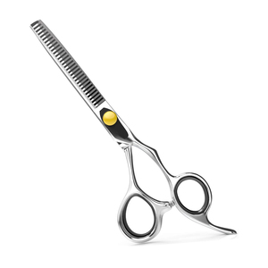 Tijeras Profesionales de Peluquería para Adelgazar el Cabello, Tijeras de Acero Inoxidable Afiladas y Seguras para Texturizar, Herramienta de Corte para Estilizar el Cabello en Salón - Product Image 1