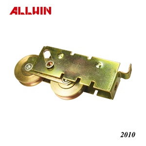 OEM ODM Design moderne ALLWIN Composants de fenêtre en fer et nylon pour porte coulissante de patio de type carrière en acier avec roulettes - Product Image 5