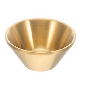 Premium Gold Stainless Steel Mixing Bowl Large <b>Round</b> Soup <b>Basin</b> Food Grade Metal Salad Serving Bowl for Home Hotel Catering - Product Image 6