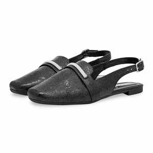 Negro Sling Back WN5360 Sandalias de tacón - Product Image 3