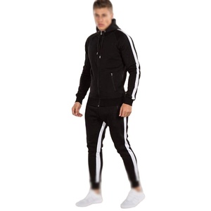 Vente en gros 2025 nouveau style hommes survêtement solide | Ensemble de jogging | Streetwear Gym Wear Activewear 100% coton respirant - Product Image 4