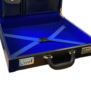 กระเป๋าใส่ผ้ากันเปื้อนแบบนุ่มคุณภาพสูง รุ่น Superior Grand Rank Regalia พร้อมสายสะพายไหล่ สำหรับพิธีกรรมเมสัน ผลิตตามสั่ง - Product Image 5