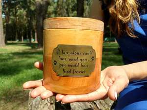<b>Dog</b> <b>remembrance</b> gift Pet urns for <b>dogs</b> ashes box box wooden pet urn picture frame handmade cremation urn - Product Image 4
