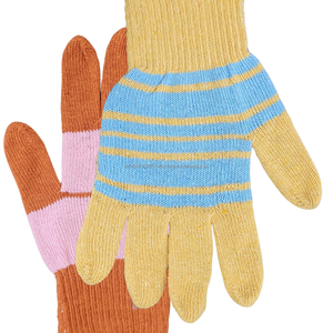 Gants en coton durables avec combinaison de couleurs, à la mode et confortables, offrant une sécurité et une protection maximales - Product Image 3