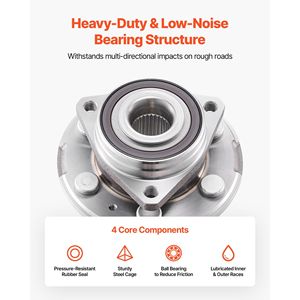 2 Pezzi Cuscinetto Mozzo Ruota Anteriore Compatibile con Cadillac SRX Base Luxury Performance Premium 4 Porte 3a Generazione 2014-2016 - Product Image 4