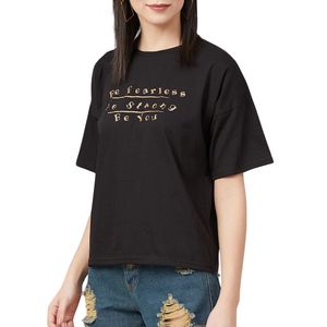 Camiseta Gráfica Personalizada para Mujer, 100% Algodón, Manga Corta, Corte Regular Informal, Transpirable, Ecológica, Venta al Por Mayor OEM - Product Image 4