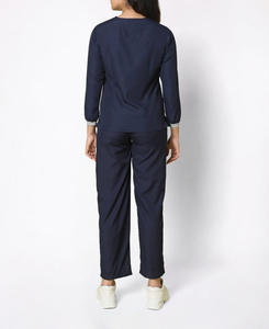 Customized Unisex Hospital Medical Scrubs Sets <b>Nursing</b> Short Sleeve Woven Polyester Spandex Summer Scrub Uniforms - Product Image 5