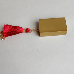 Premium Brass Matchbox Holder with Decorative Tassel for <b>Matchsticks</b> Tabletop Décor Luxury Hotels Restaurants Gift Shops - Product Image 5
