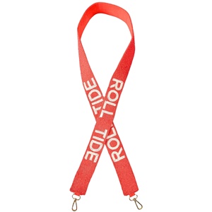 Hotty Toddy Navy Blue <b>Red</b> Beaded <b>Purse</b> Strap College Game Day Accessory for University Spirit Tailgating Cotton Fabric for Girls - Product Image 2