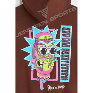 Sweat-shirt à capuche décontracté pour homme, style hip-hop streetwear, 100% coton, avec cordon de serrage, pour logo personnalisé - Product Image 4