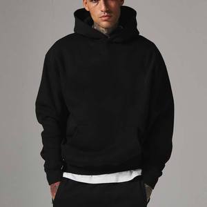 Sudadera con Capucha Lisa de Algodón para Hombre, Estilo Urbano, Suave y Holgada, Lista para Enviar al por Mayor - Product Image 6