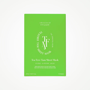 Masque liftant pour le visage Tapomi Tea Tree Tam Sheet Mask 1 boîte de 10 masques en feuille - Product Image 4