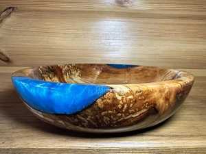 Plato para Ensalada y Tazón para Servir, Hechos a Mano, Ecológicos, Personalizables con Logotipo a Color, Decorativos, de Resina Epoxi Pulida, Estilo Costero, Lavables - Product Image 6