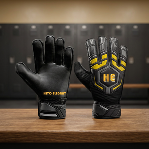 Gants de gardien de but légers de qualité supérieure couleur personnalisée et conception en cuir vêtements d'entraînement de football gants de gardien de but de football - Product Image 3