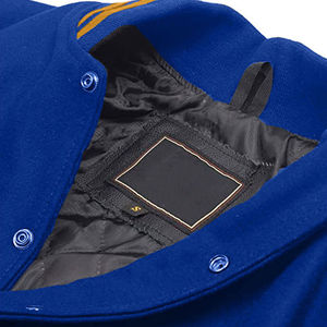 Veste de baseball personnalisée pour homme en mélange de laine, avec logo brodé de qualité supérieure, style streetwear décontracté, idéale pour l'hiver - Product Image 6