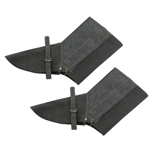Guêtres de soudeur en cuir de vachette pleine fleur sur mesure, résistantes à l'abrasion, imperméables, protection de niveau élevé, pour la lutte contre les incendies - Product Image 2