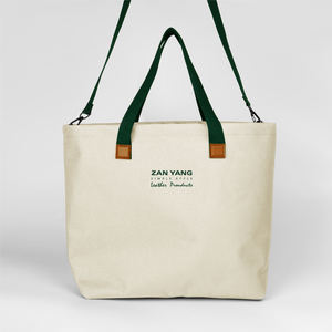 Sacs à main en toile tendance, sacs écologiques avec fermeture à glissière pour femmes - Utilisation pour le camping et les voyages - Product Image 6