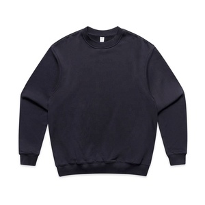 Men's Heavyweight Fleece Boxy Fit Oversized Crew Neck <b>Jumper</b> for Y2K Vintage Streetwear Style Sweatshirt - Product Image 4