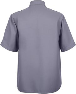 เสื้อเชฟแขนสั้น Discover Impex ผ้าโพลีเอสเตอร์ผสมคอตตอน ยูนิเซ็กซ์ สำหรับร้านอาหาร พิมพ์ลายแบบรีดร้อน ติดกระดุม ผ้าทอ - Product Image 6