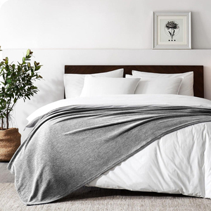 Anti-Pilling Customizable Bed <b>Blanket</b> Modern Style Lightweight Plush Texture <b>Super</b> <b>Soft</b> Four Bed <b>Blanket</b> With OEM Service - Product Image 3