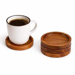 Juego de Posavasos de Madera de Acacia de Lujo para Cocina, Mesa de Comedor y Oficina, Disponible a Precio de Fábrica, Venta al Por Mayor - Product Image 6