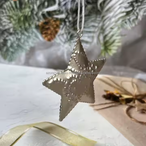 Decoraciones colgantes de Navidad de diseño clásico de metal para el hogar y el jardín para regalar - Product Image 1