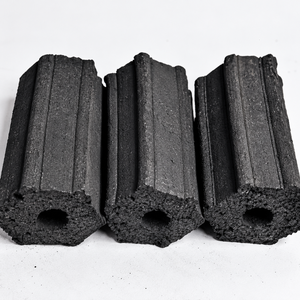 Briquettes de charbon de bois hexagonales en coque de noix de coco Cocotronics Energy, 75 % de carbone fixe, 5100-7500 Kcal/kg, 10-25 % de cendres, combustion longue durée - Product Image 4
