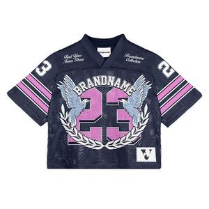 Muid Industry Venta al por Mayor Camisetas de Fútbol Americano Verdes Personalizadas Transpirables de Malla para Entrenamiento, Fabricadas Profesionalmente, Unisex, Cortas - Product Image 5