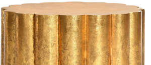 Mesa central lateral de metal de diseñador hecha a mano al por mayor accesorio más demandado de color dorado brillante con técnica pulida precio bajo - Product Image 4