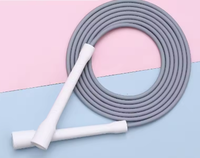 Cuerda de Saltar Ajustable con Peso y Mango de ABS, 2.5 Metros de Longitud, para Ejercicio en Casa, Equipo de Fitness Unisex