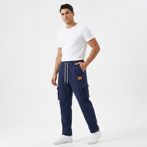 Custom Mens Cargo Sweatpants Premium Fleece Joggers Streetwear Track <b>Pants</b> Comfort Casual Trousers Manufacturer Bulk Export - Product Image 6