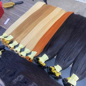 Extensiones de cabello vietnamita 100% de alta calidad 2025, virgen, 100 gramos por paquete, cabello trenzado rizado natural - Product Image 1