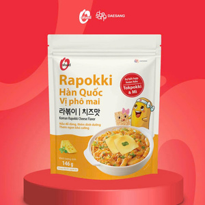 O'Food Premium Korean Rapokki 146g Sabor Queso – Ramen Instantáneo y Tazón de Pastel de Arroz, Cremoso y Sabroso, Comida Callejera Coreana Auténtica - Product Image 1