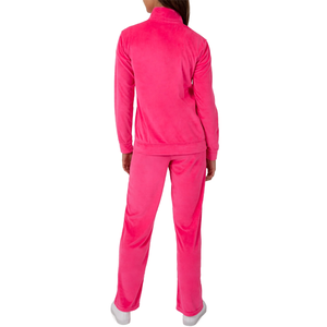 Custom Made Winter Solid Women's Eco-Friendly Fleece Sweatsuits Premium <b>Velour</b> Fabric OEM Service ODM Design - Product Image 2