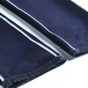 Pantalons en denim vintage sur mesure de haute qualité, coupe ajustée, effet délavé, streetwear pour hommes - Product Image 3