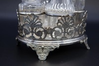 Plateau de Luxe Designer en Argent pour Épices et Assaisonnements – Vaisselle Premium pour un Service et une Table Élégants, Origine Inde
