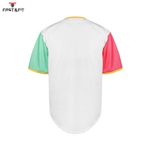 เสื้อเบสบอลทีมแบบกำหนดเอง เสื้อกีฬาระบายอากาศได้ดี - Product Image 2