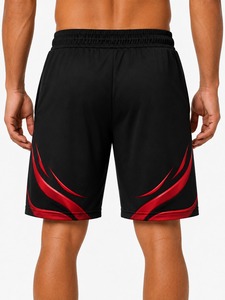 Pantalones Cortos Cargo de Poliéster/Algodón OEM/ODM para Hombre, Color Sólido, Bolsillos Laterales, Corte Holgado, Estilo Urbano, Secado Rápido, Transpirables y Elásticos - Product Image 4