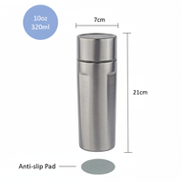 Botol Vakum Isolasi Stainless Steel SUS304 Ramah Lingkungan 320ml/10oz, Tahan Panas 6 Jam/Dingin 8 Jam, Logo Custom, Kantor IKUK