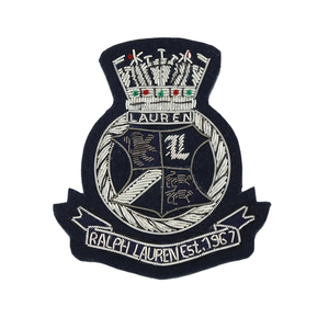Handmade Embroidery Fully Customized Blazer Badge High Quality Bullion Wire Blazer Uniforms Badge custom clothing <b>sew</b>-on style - Product Image 1